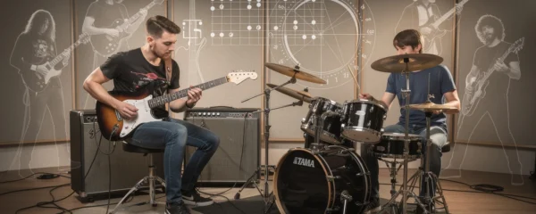 Apprendre la guitare et la batterie